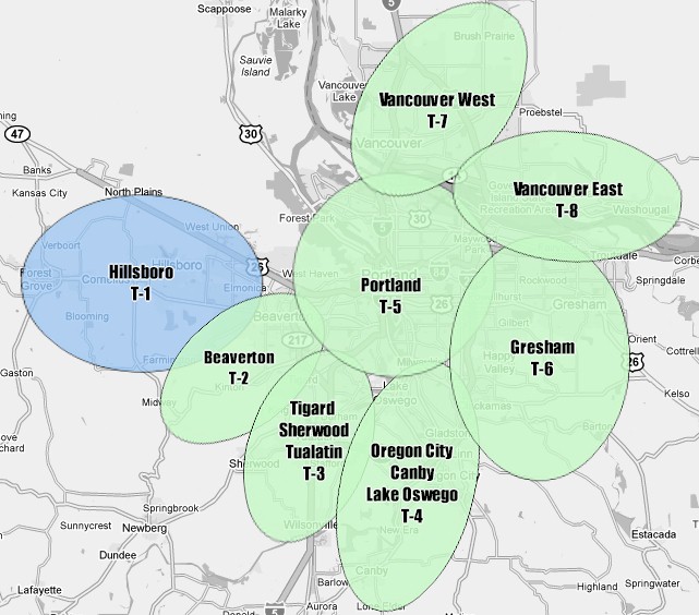 Portland Oregan Development Area